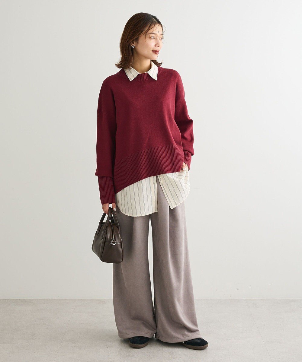 Green Parks ふわもっちニットプルオーバー 