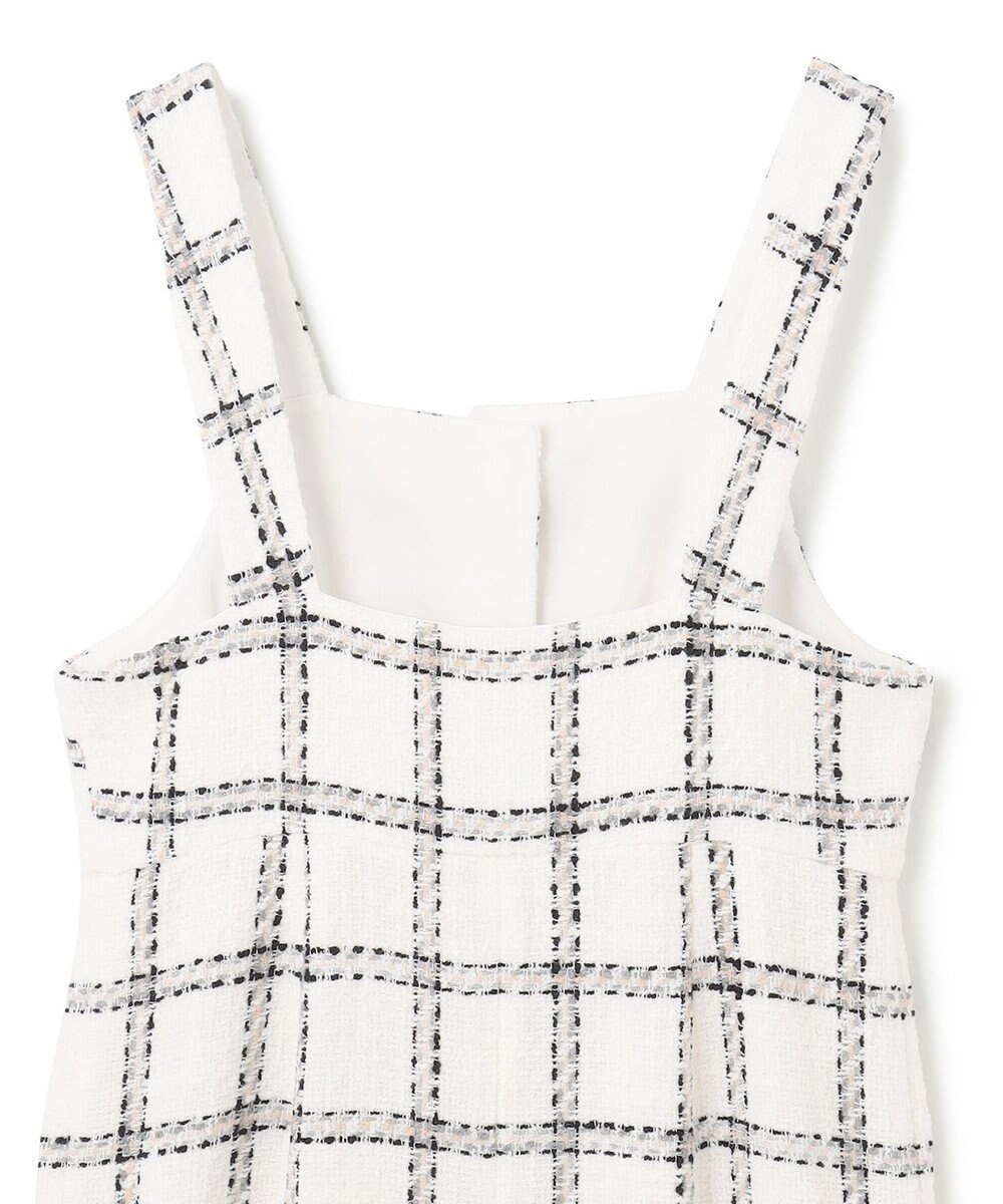 GRACE CONTINENTAL チェックツイードジャンパースカート 