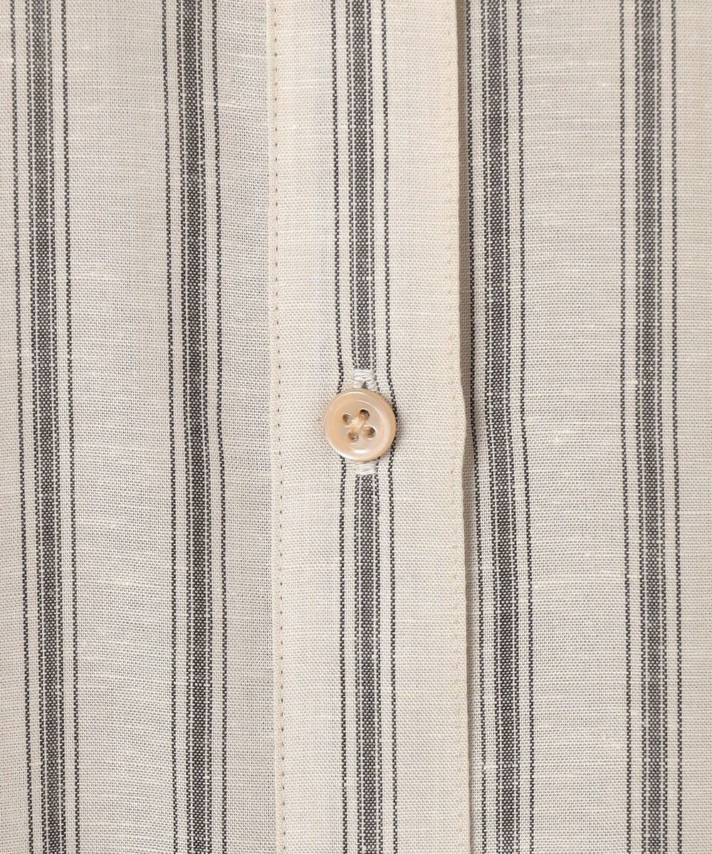 自由区 ナチュラルリネン シャツ 