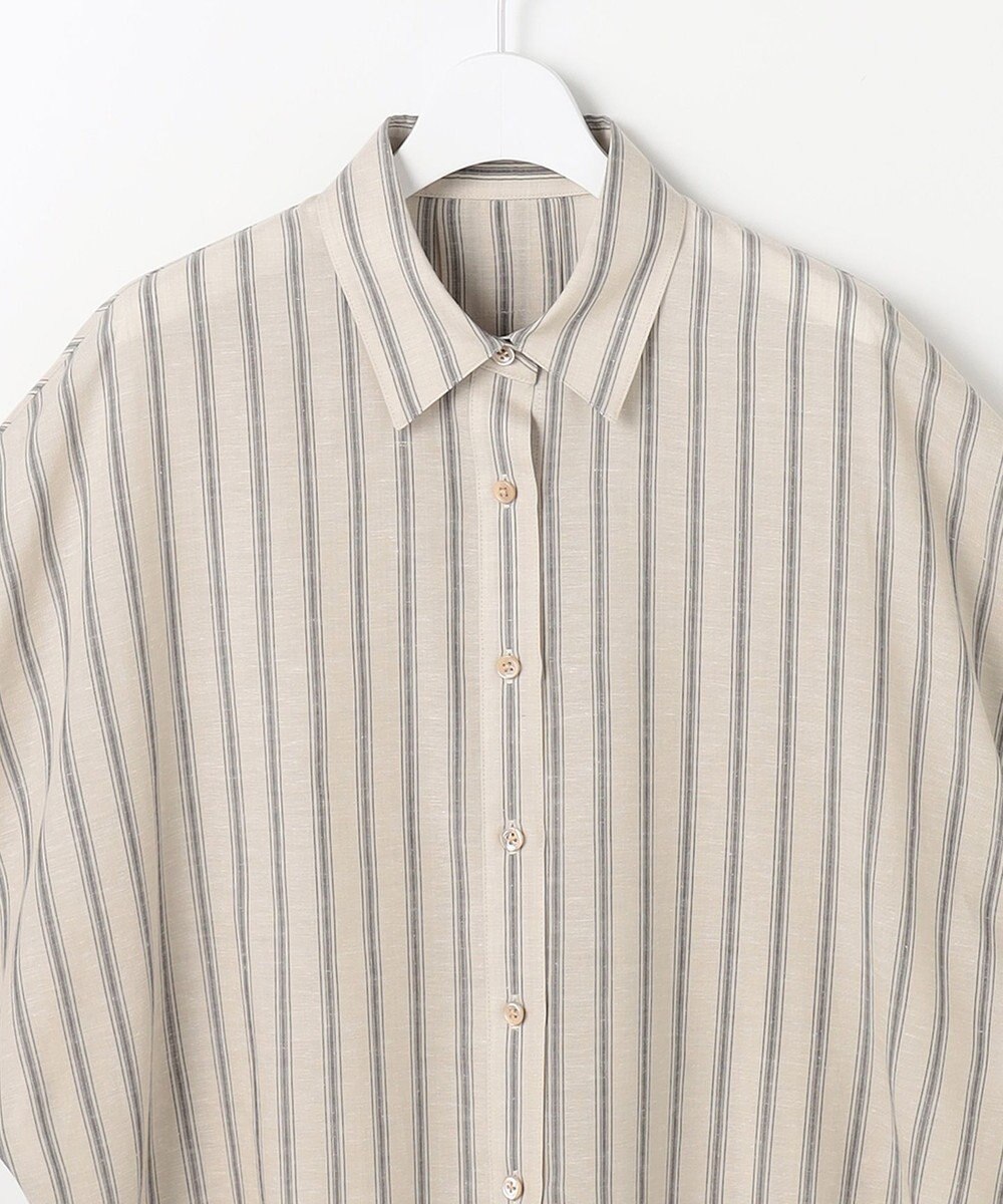 自由区 ナチュラルリネン シャツ 