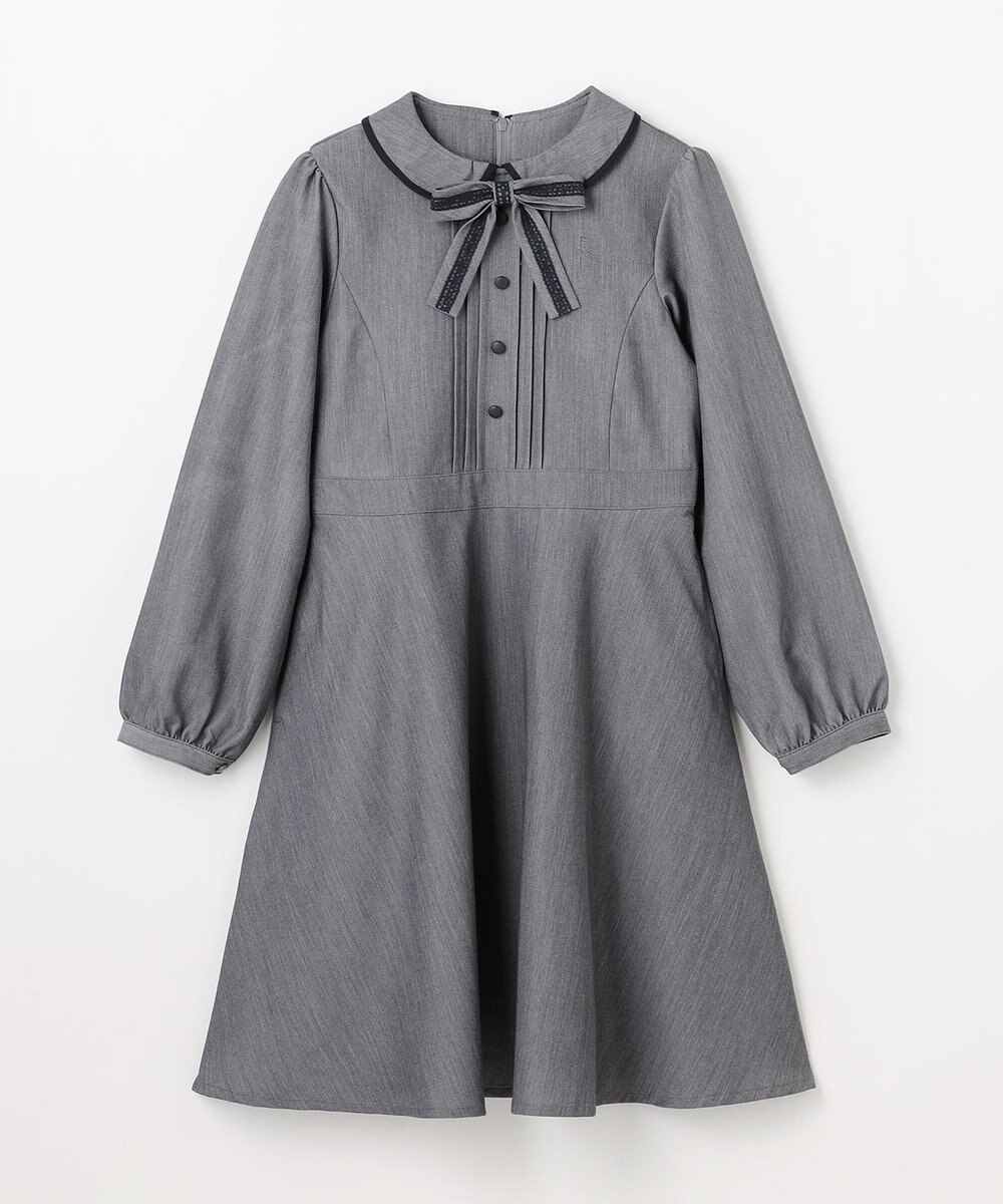 組曲 KIDS 【150-170㎝】 クラシカルグレーワンピース 