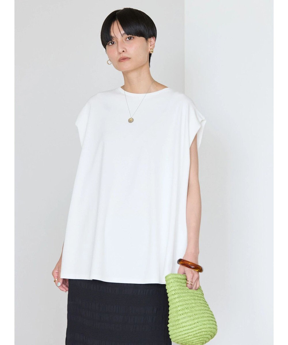 AMERICAN HOLIC 接触冷感フレンチスリーブカットチュニック 