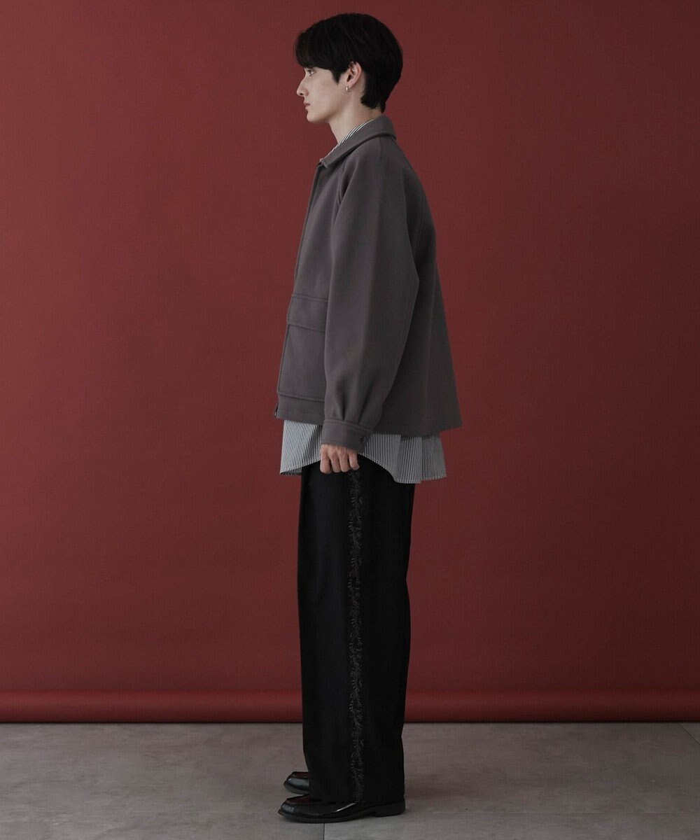 WEGO 【ユニセックス着用ITEM】メルトンショートZIPブルゾン 