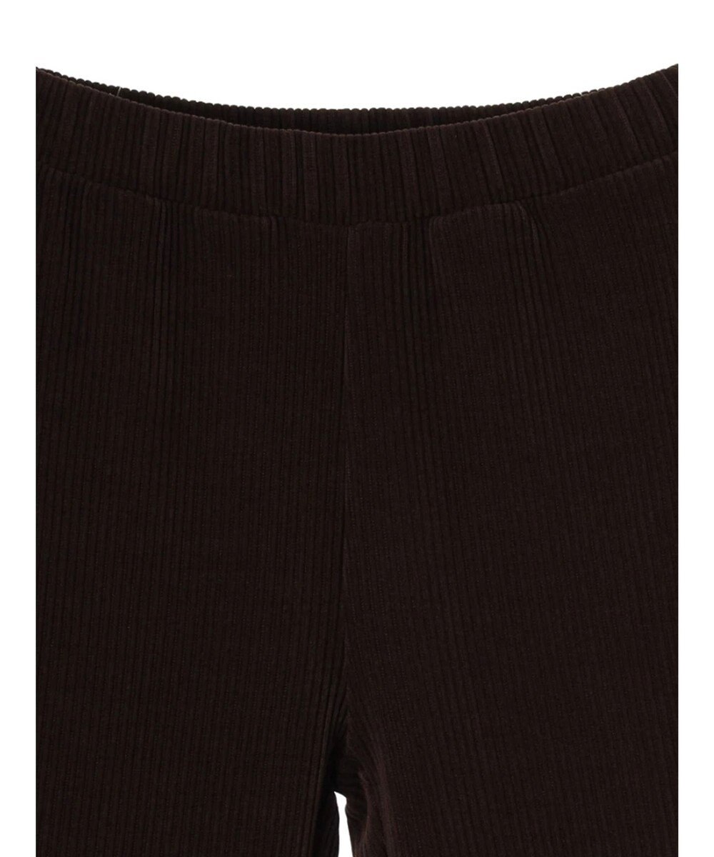 Green Parks リブ見えカットコールパンツ 