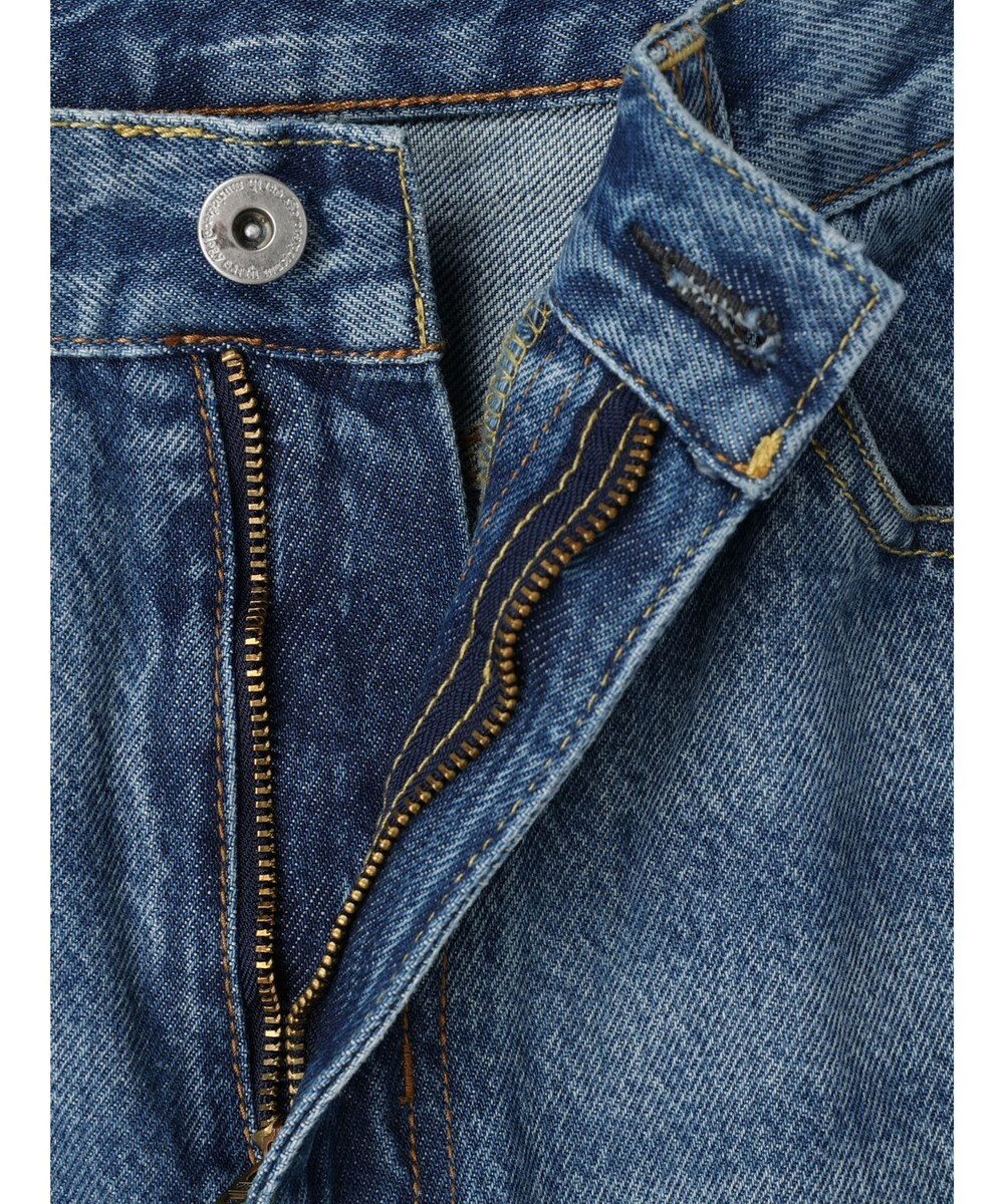 earth music&ecology ウ゛ィンテージ加工テーパードデニム 