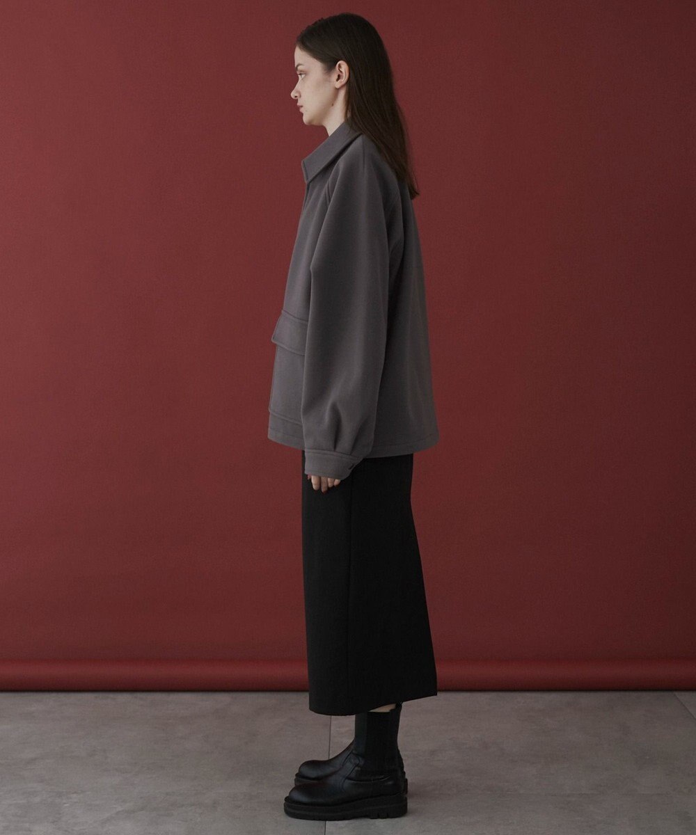 WEGO 【ユニセックス着用ITEM】メルトンショートZIPブルゾン 