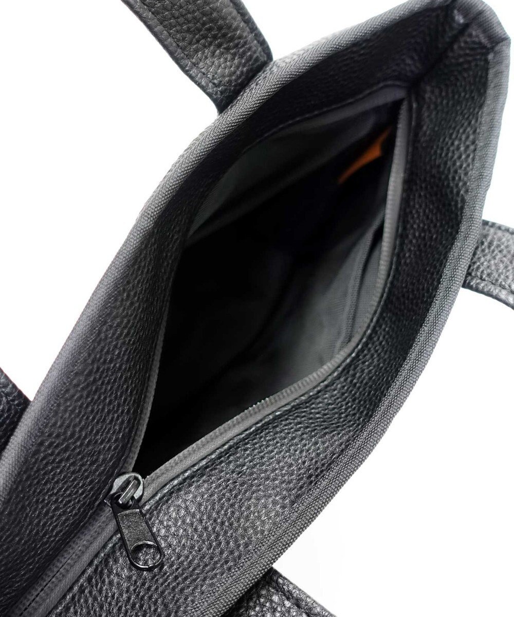 +RING 【合皮/しぼ加工】手提げミニバッグ synthetic leather mini bag black SR405 