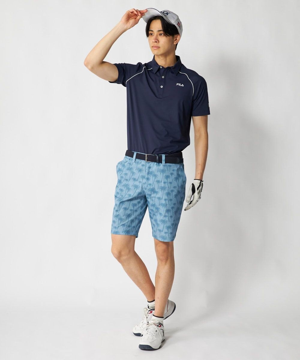 FILA GOLF／marie claire 【FILA GOLF】ラグラン半袖ポロシャツ 