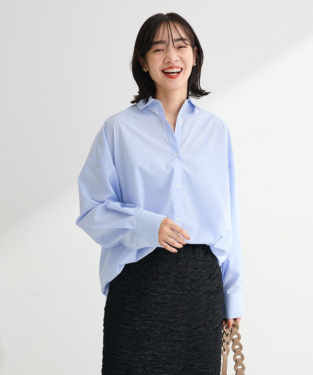 Green Parks イージーケア抜け衿シャツ 