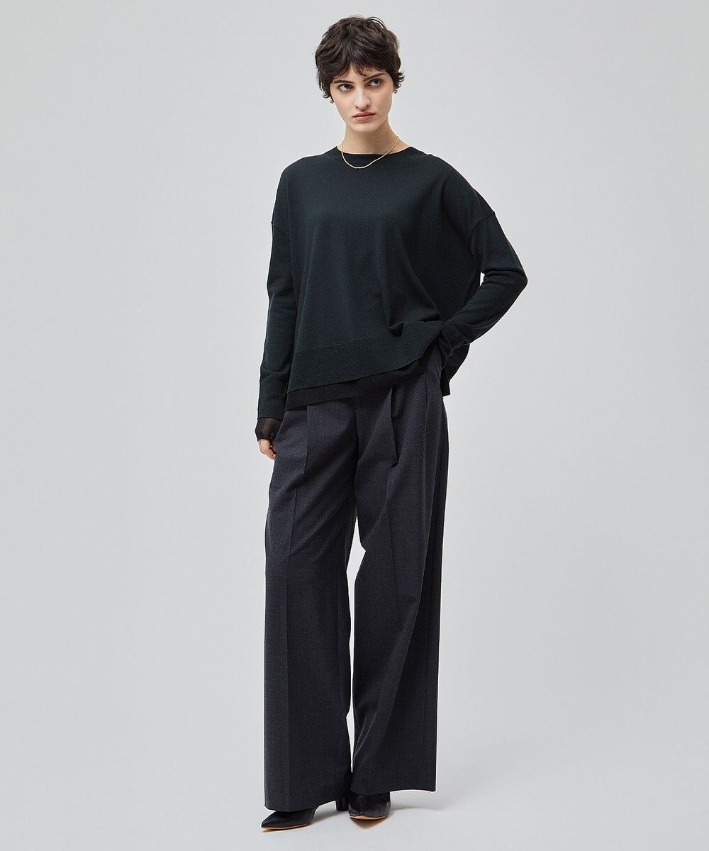 BEIGE， 【洗える】LA MONNAIE / クルーネックニット 