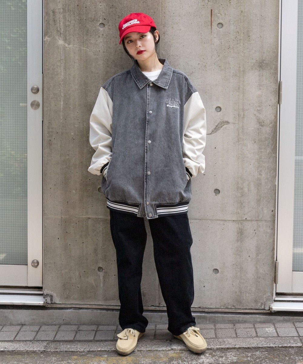 WEGO 【ユニセックス着用ITEM/ウエストゴム/SMLサイズ展開】コーデュロイイージーストレートパンツ 