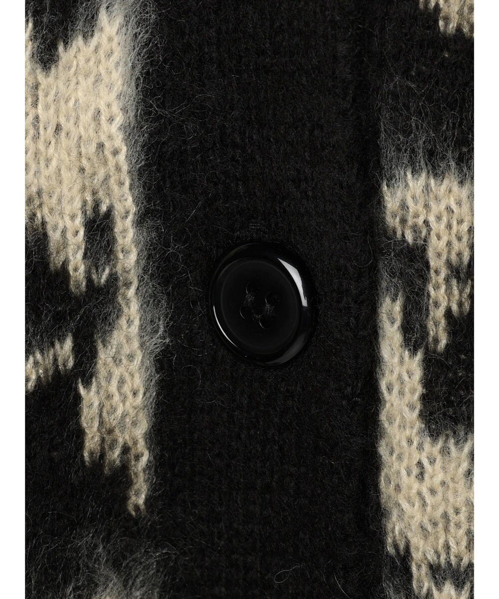 Green Parks ・ＳＵＧＡＲ　ＳＰＯＯＮ　フラワーシャギーカーディガン 