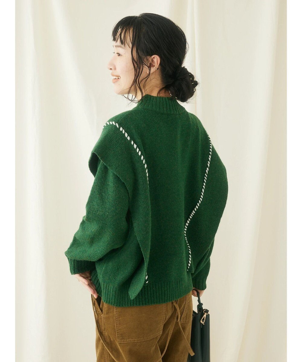 CRAFT STANDARD BOUTIQUE ハンドステッチニットプルオーバー 