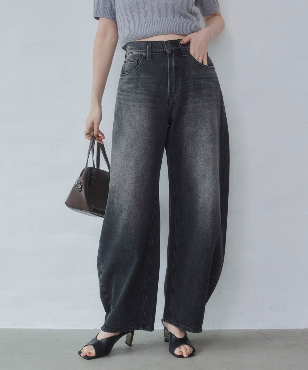 WEGO ワイドカーブデニムパンツ 