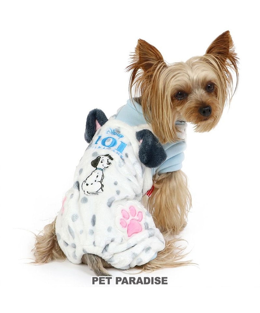 PET PARADISE ディズニー 101匹わんちゃん 耳付き ロンパース 小型犬 ブルー