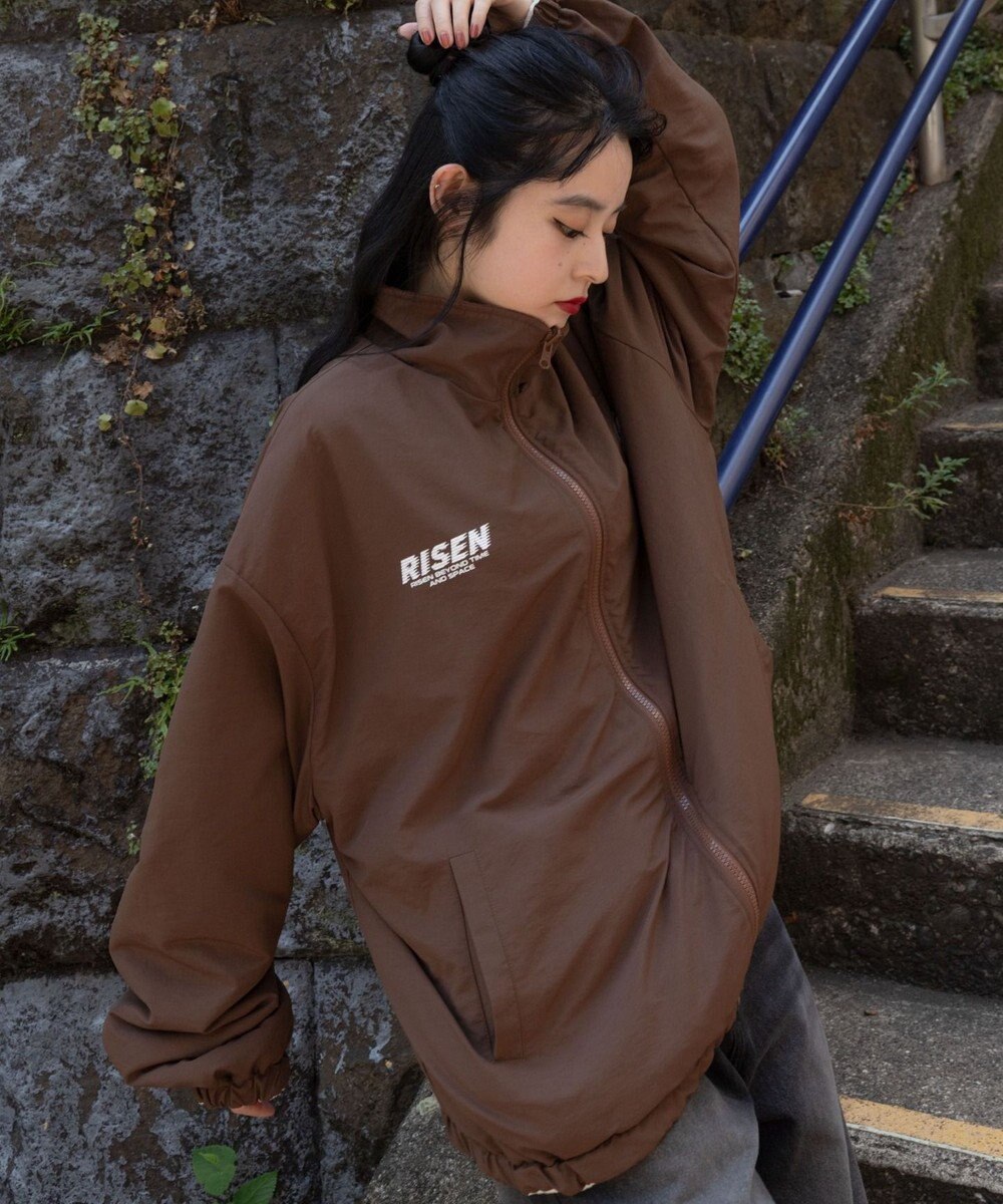 WEGO 【ユニセックス着用ITEM/リバーシブル/2WAY】リバーシブルフリースブルゾン 