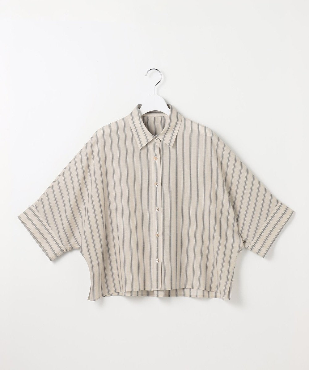 自由区 ナチュラルリネン シャツ 