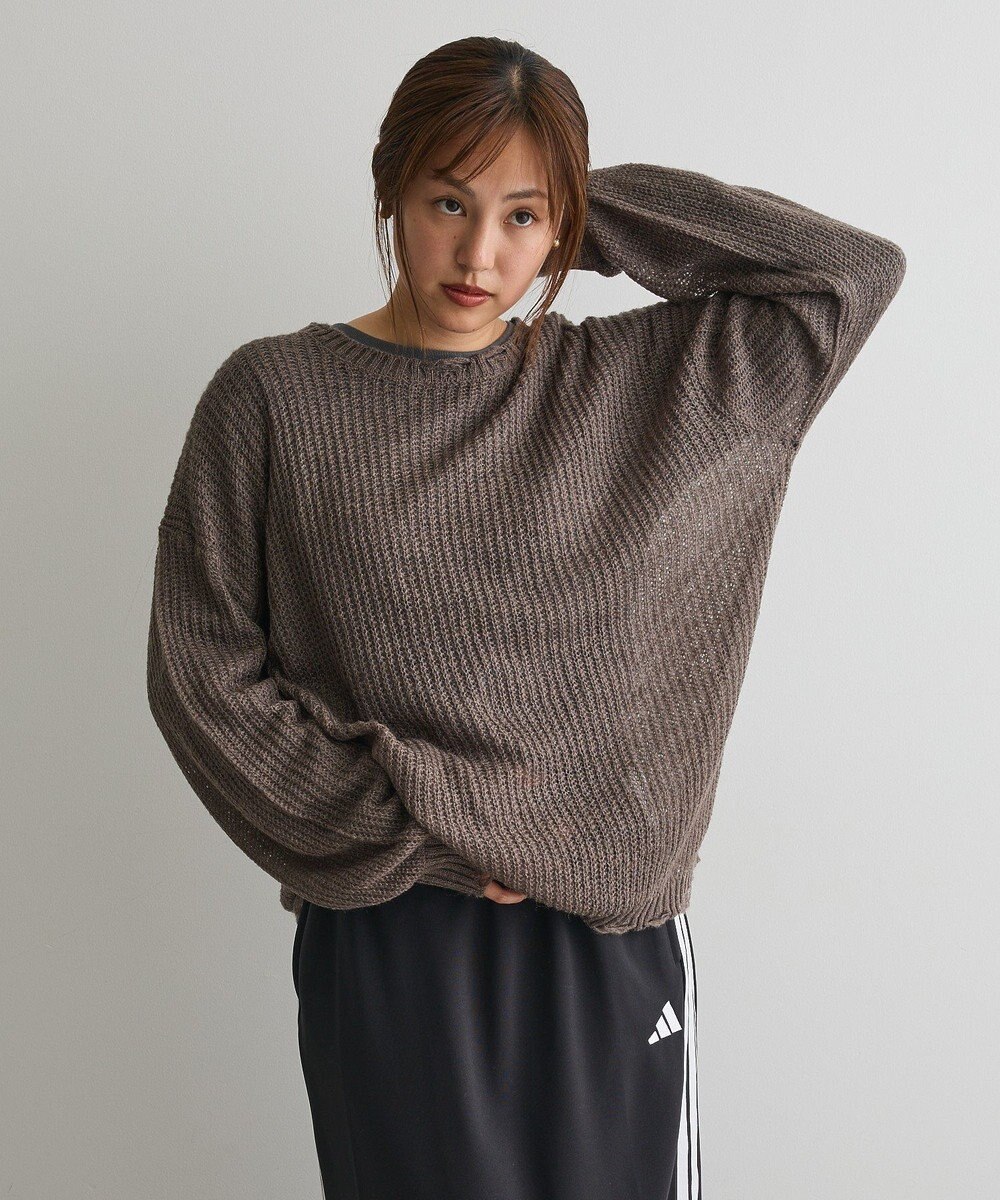 CRAFT STANDARD BOUTIQUE シアーモヘヤライクニットプルオーバー 