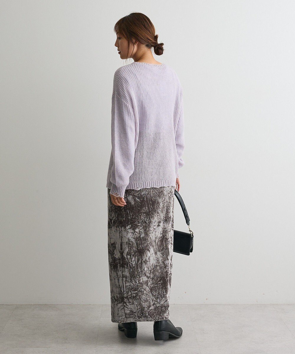 CRAFT STANDARD BOUTIQUE シアーモヘヤライクニットプルオーバー 