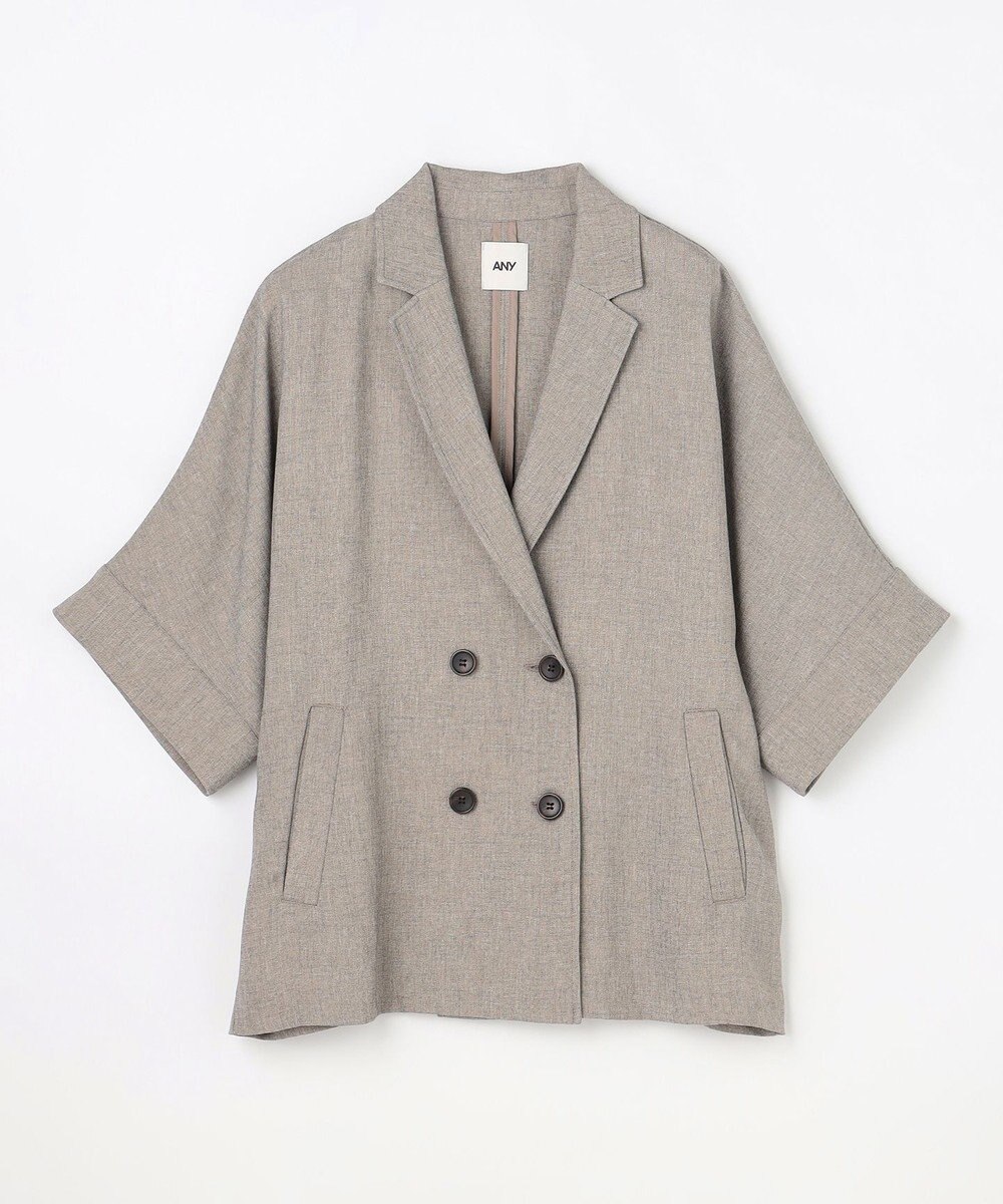 ANY 【セットアップ対応】テックリネンツイードジャケット 