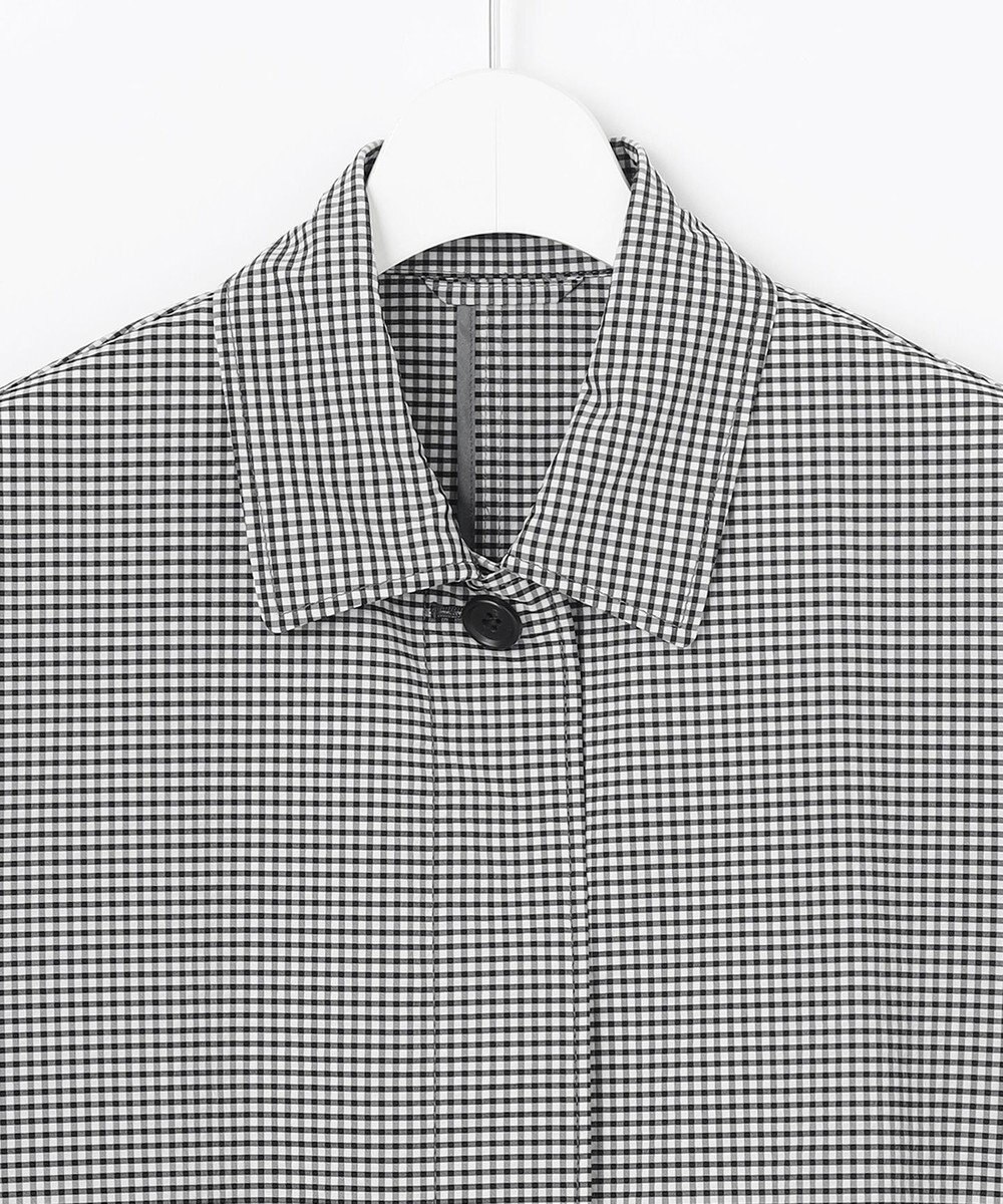 J.PRESS LADIES S 【洗える】Lightストレッチギンガム シングル トレンチコート 