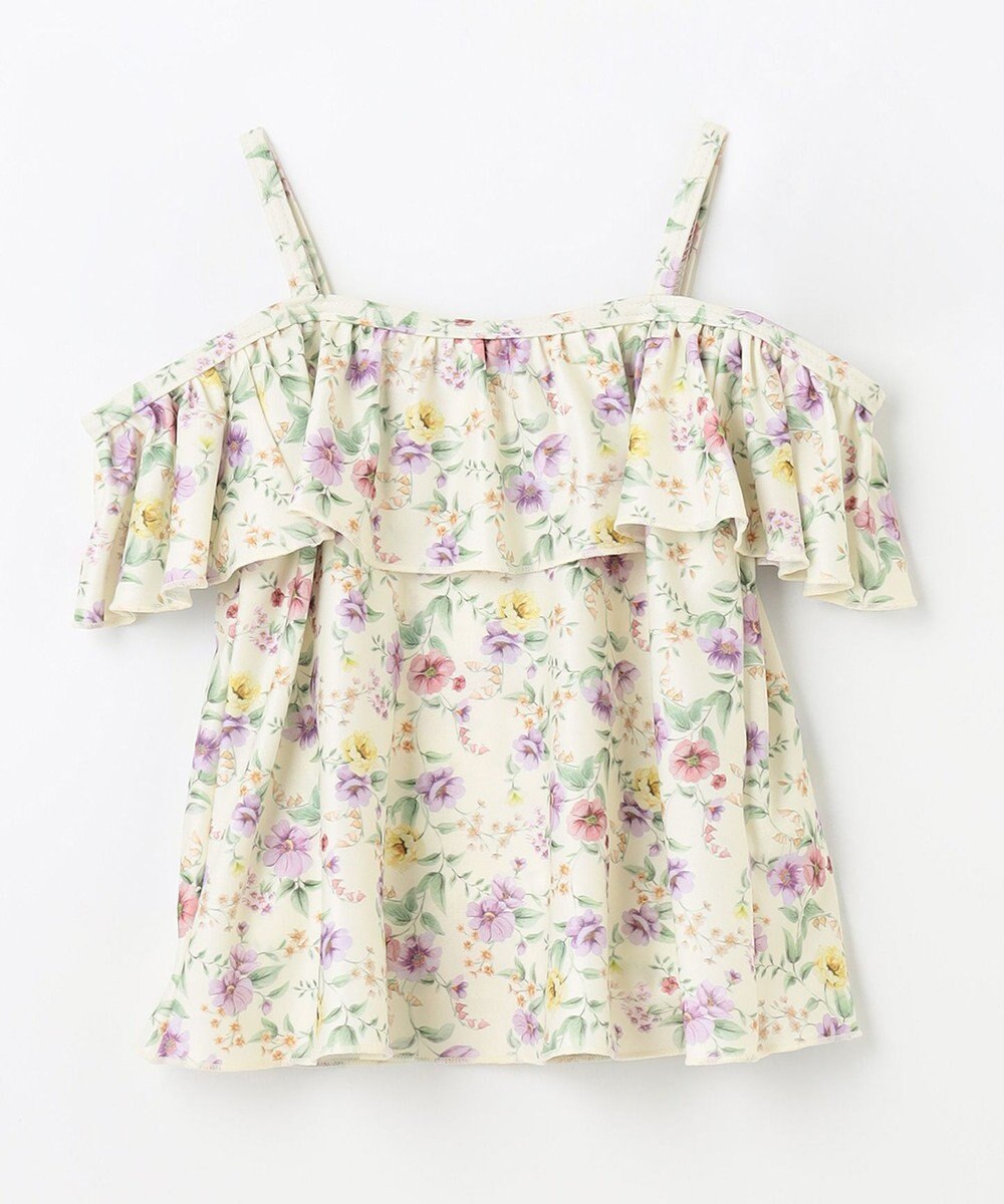 ANY KIDS 花柄×ドット柄 セパレート 水着 