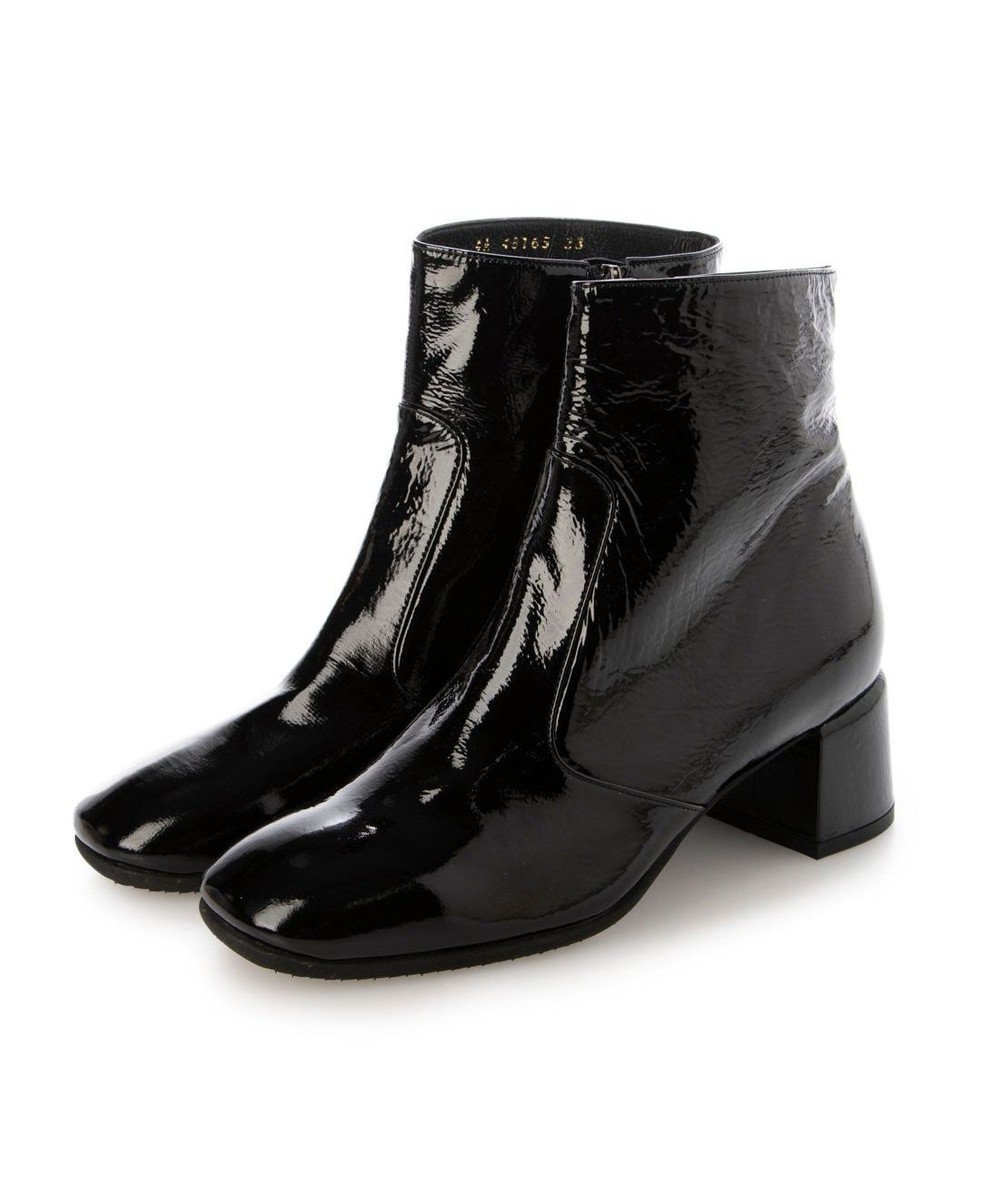 MODE ET JACOMO <D'ICI>スクエアトゥショートブーツ 