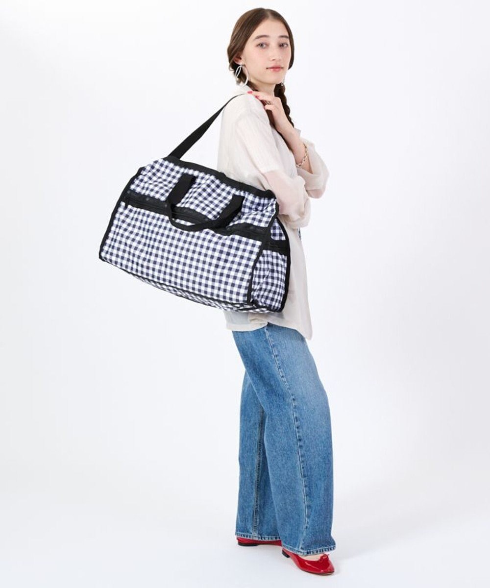 LeSportsac DELUXE LG WEEKENDER/クラシカルギンガム 