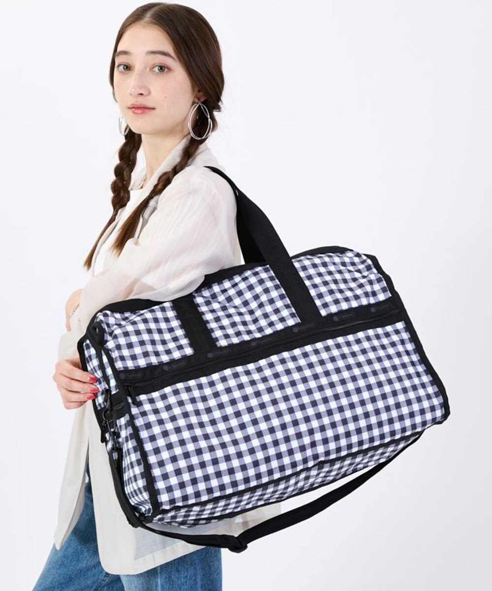 LeSportsac DELUXE LG WEEKENDER/クラシカルギンガム 