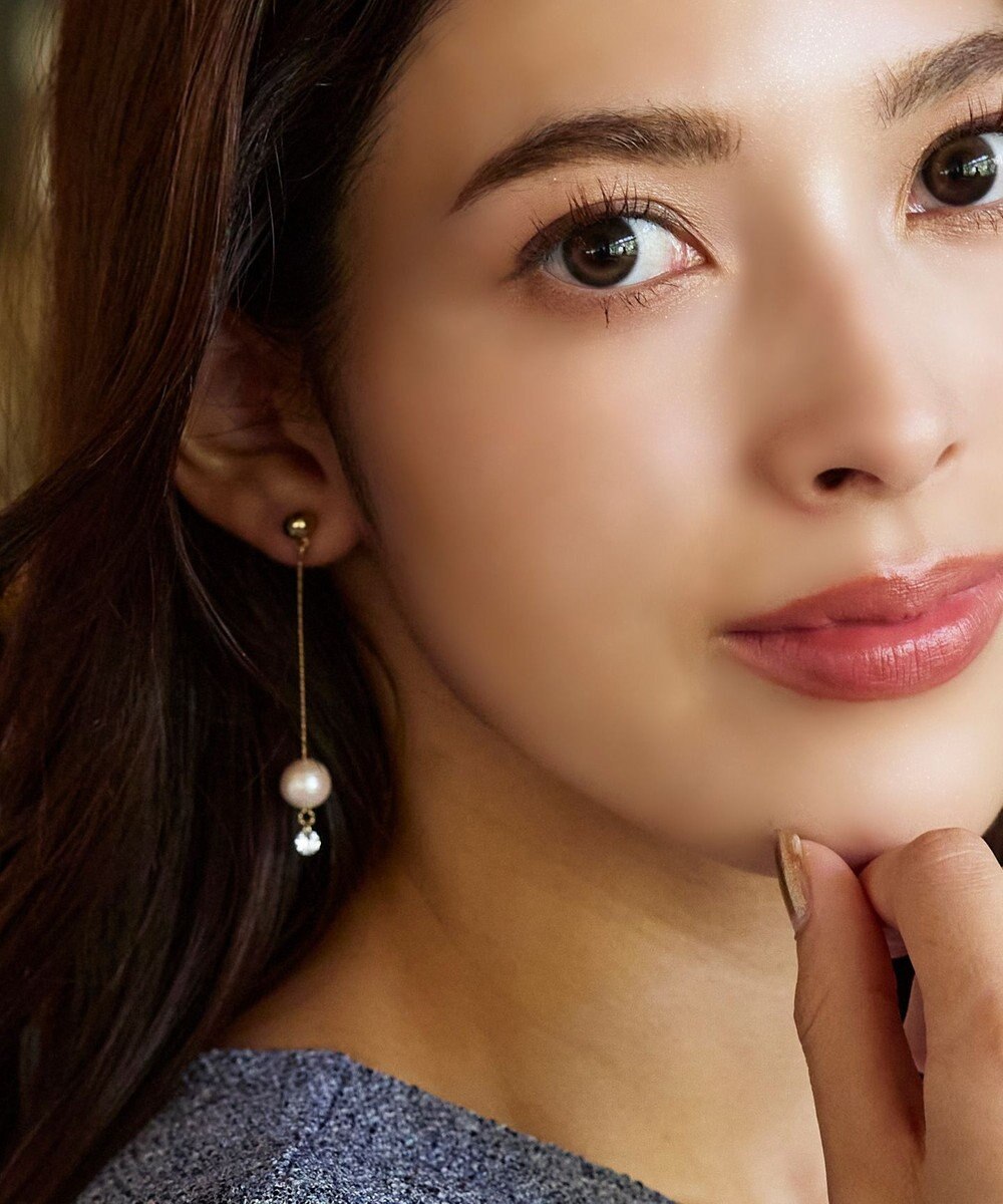 Tiaclasse パールロングピアス 