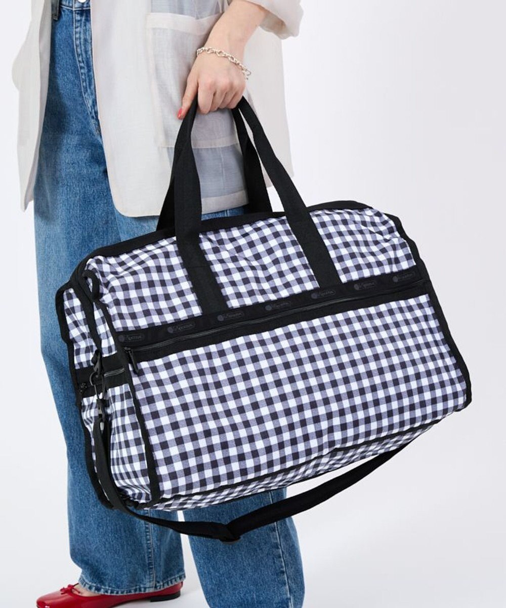 LeSportsac DELUXE LG WEEKENDER/クラシカルギンガム 