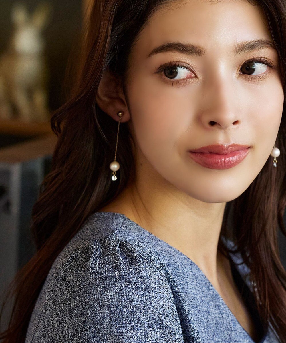 Tiaclasse パールロングピアス 