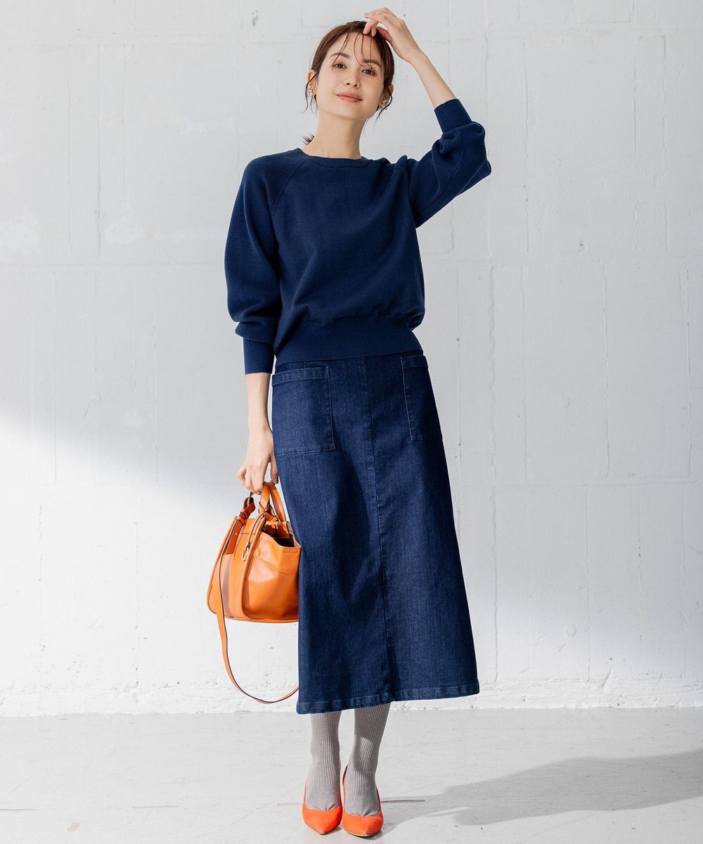 組曲 【選べる8色展開・春まで使える！】バックレースカラー ニット 