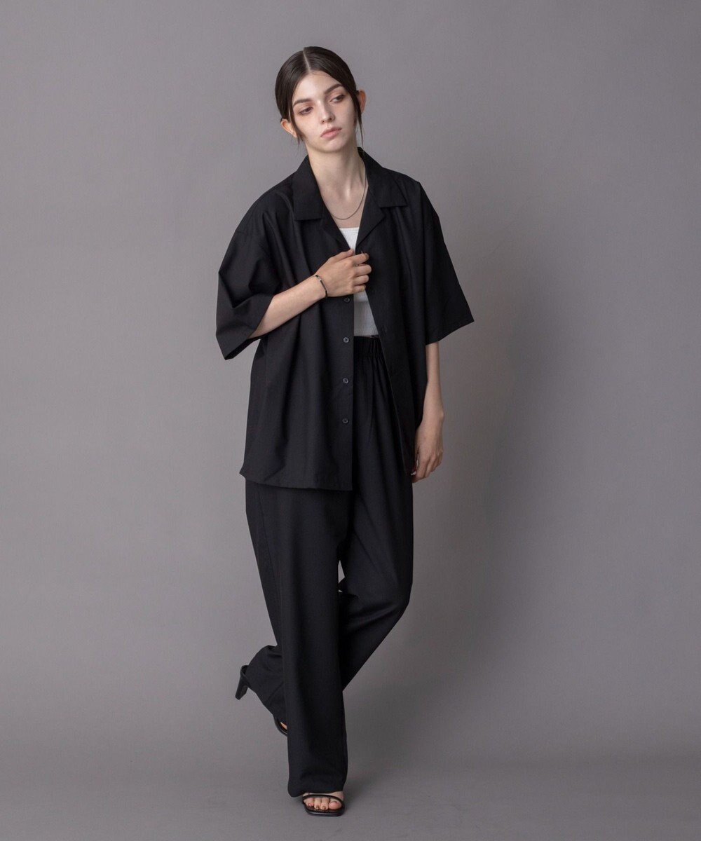 WEGO 【ユニセックス着用ITEM/SMLサイズ展開】 TRオープンカラーシャツ（SS） 