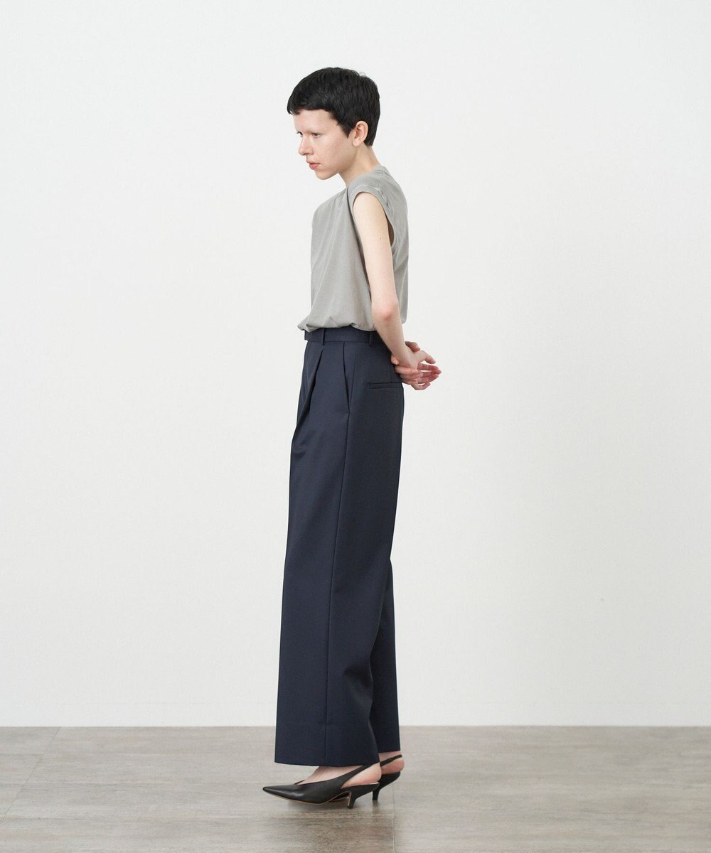 ATON COMPACT WOOL | ストレートパンツ 