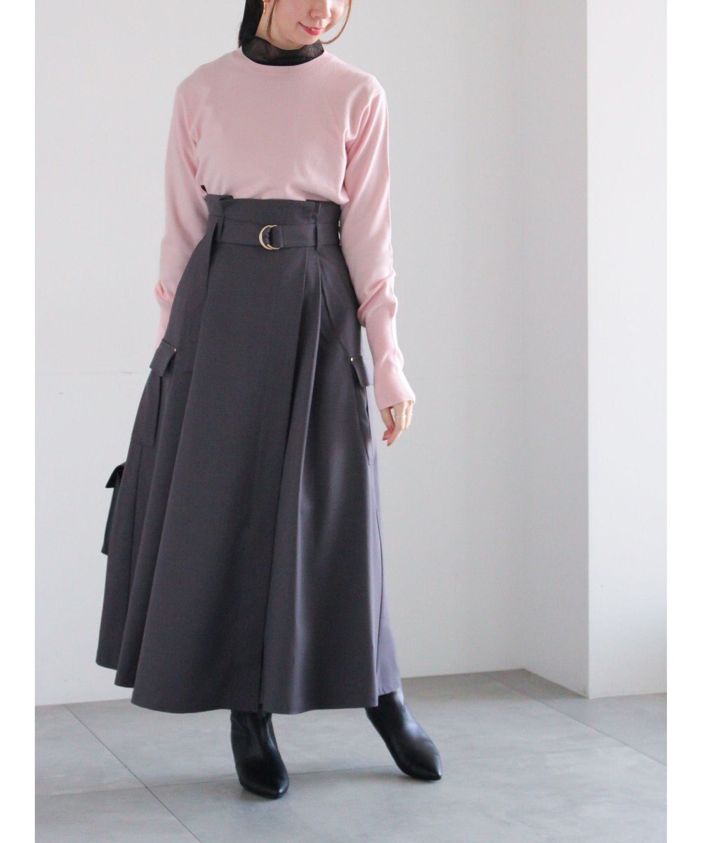 Te chichi カーゴフレアスカート 