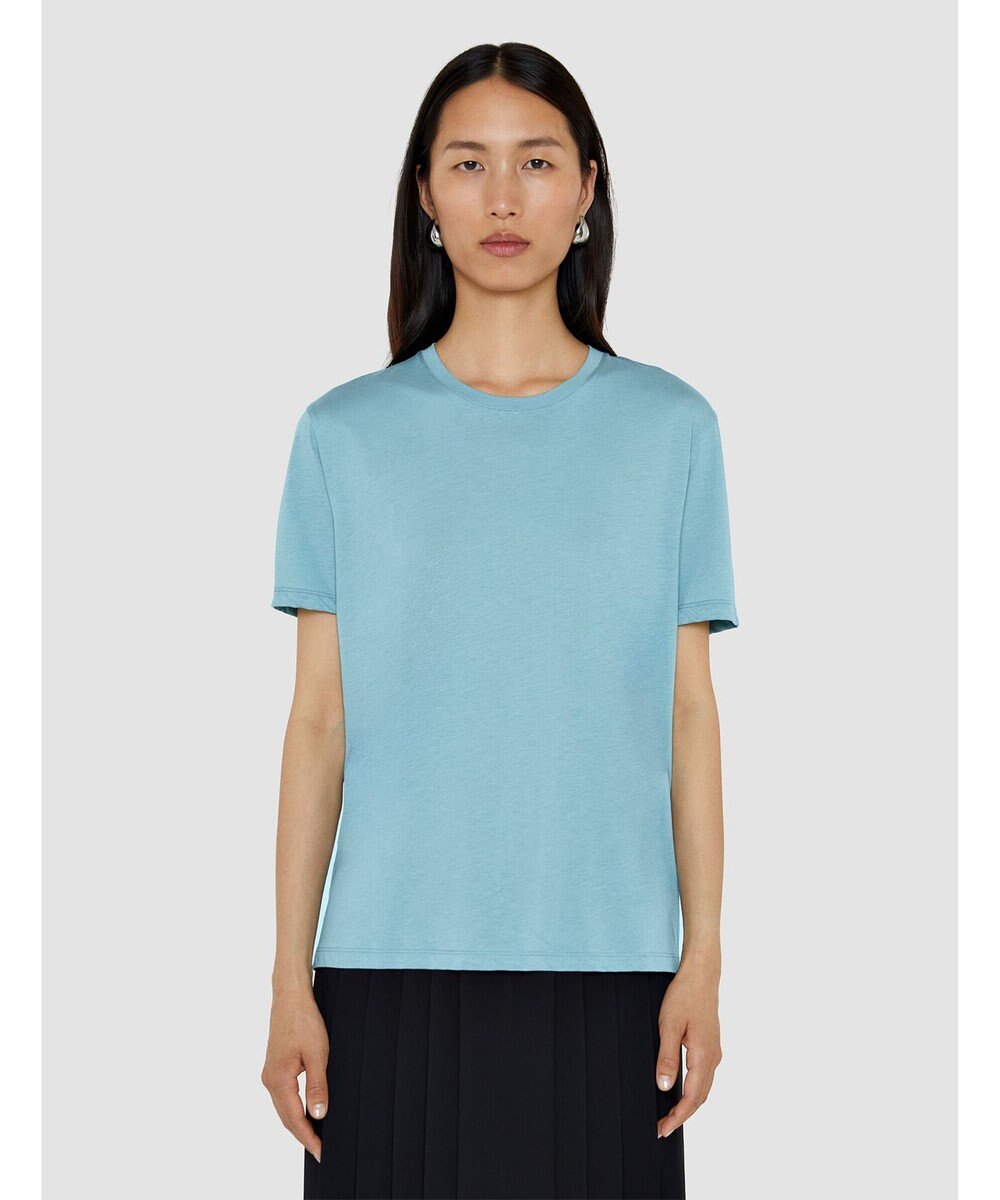 JOSEPH 【洗える】コットンシルク　ジャージーティーシャツ 