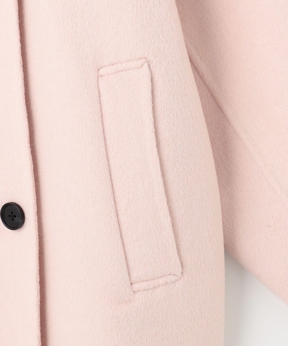 UNFILO 【撥水】ウール混リバー ショートコート 