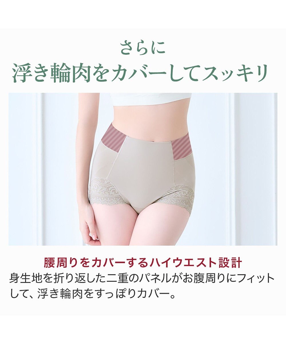 BRADELIS New York 【カヤビューティーラボ / ブラデリス】やわらか綿混ハイウエストショーツ24  補正 下着 