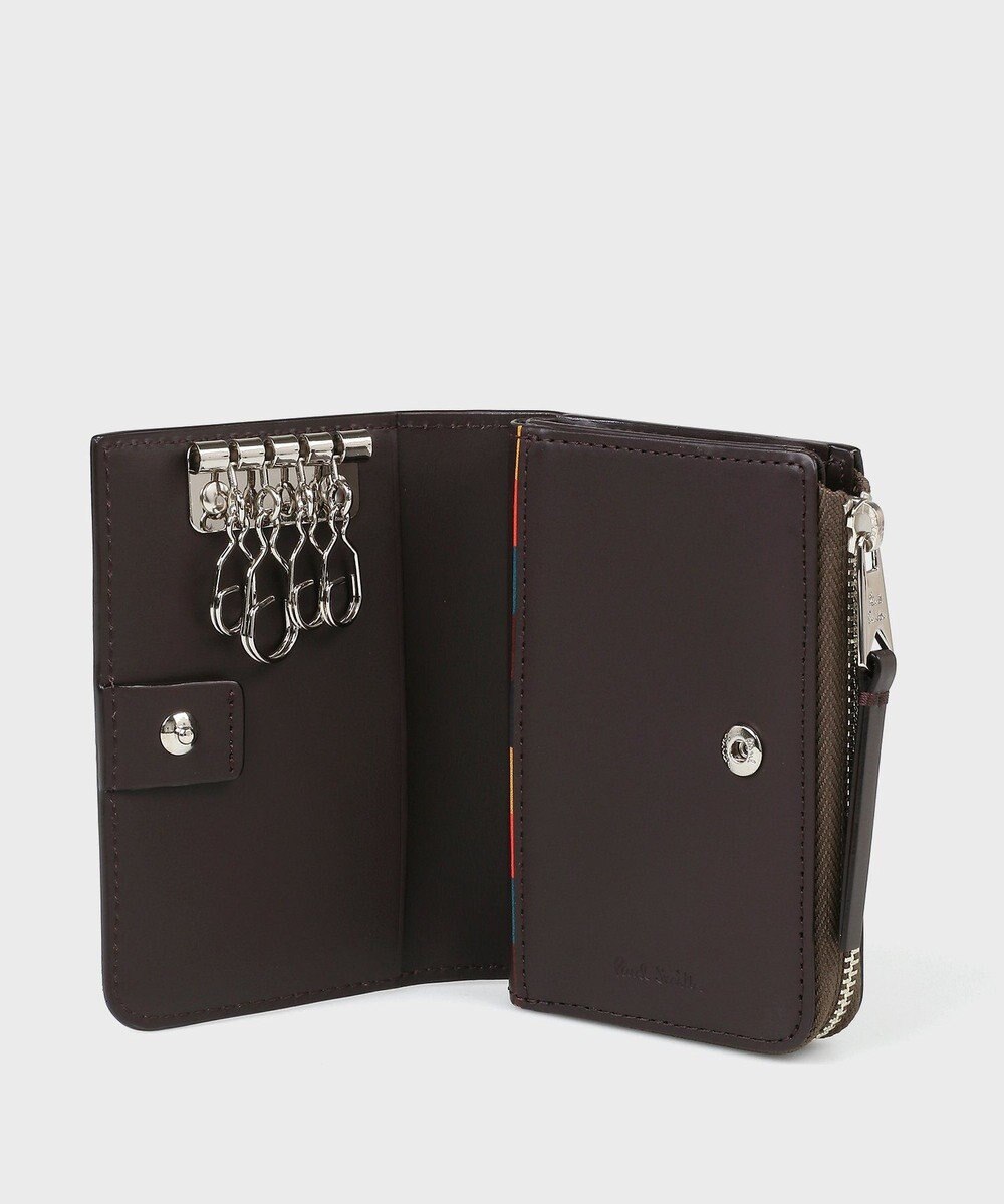 Paul Smith ブライトストライププラー コイン＆キーケース 