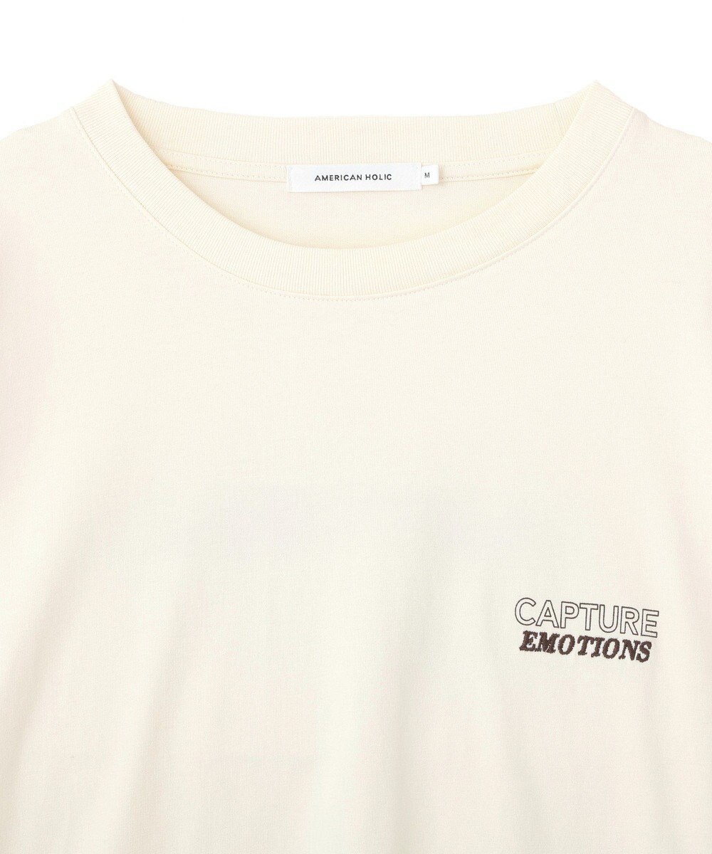 AMERICAN HOLIC NURTURING 刺繍ロゴロンT 