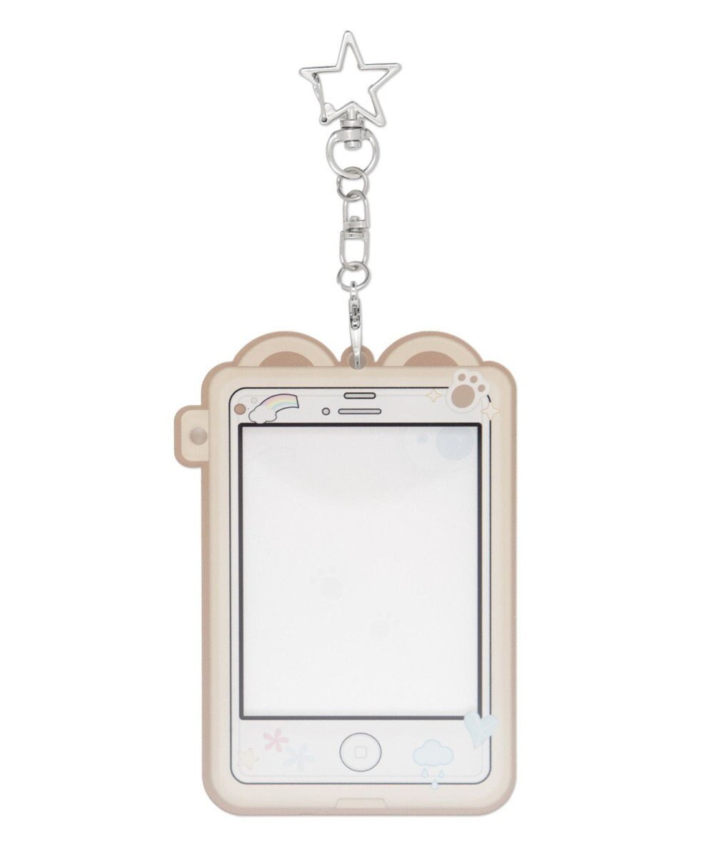 WEGO 【痛バ＆推し活グッズ】あにまるphoneカードホルダーキーホルダー 