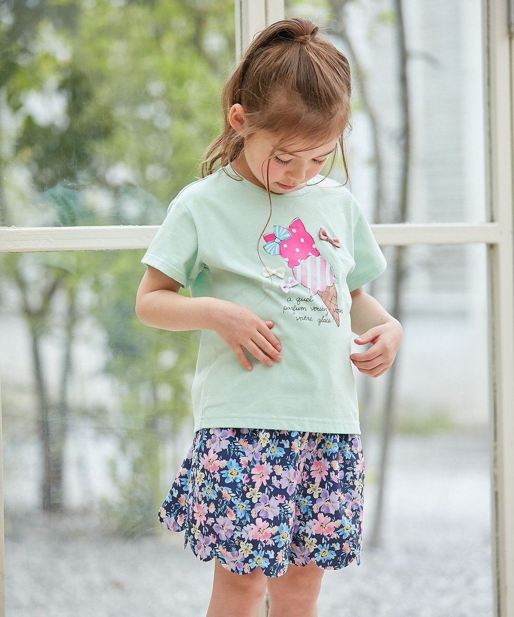 ANY KIDS 接触冷感 ミラクルプリント Tシャツ 