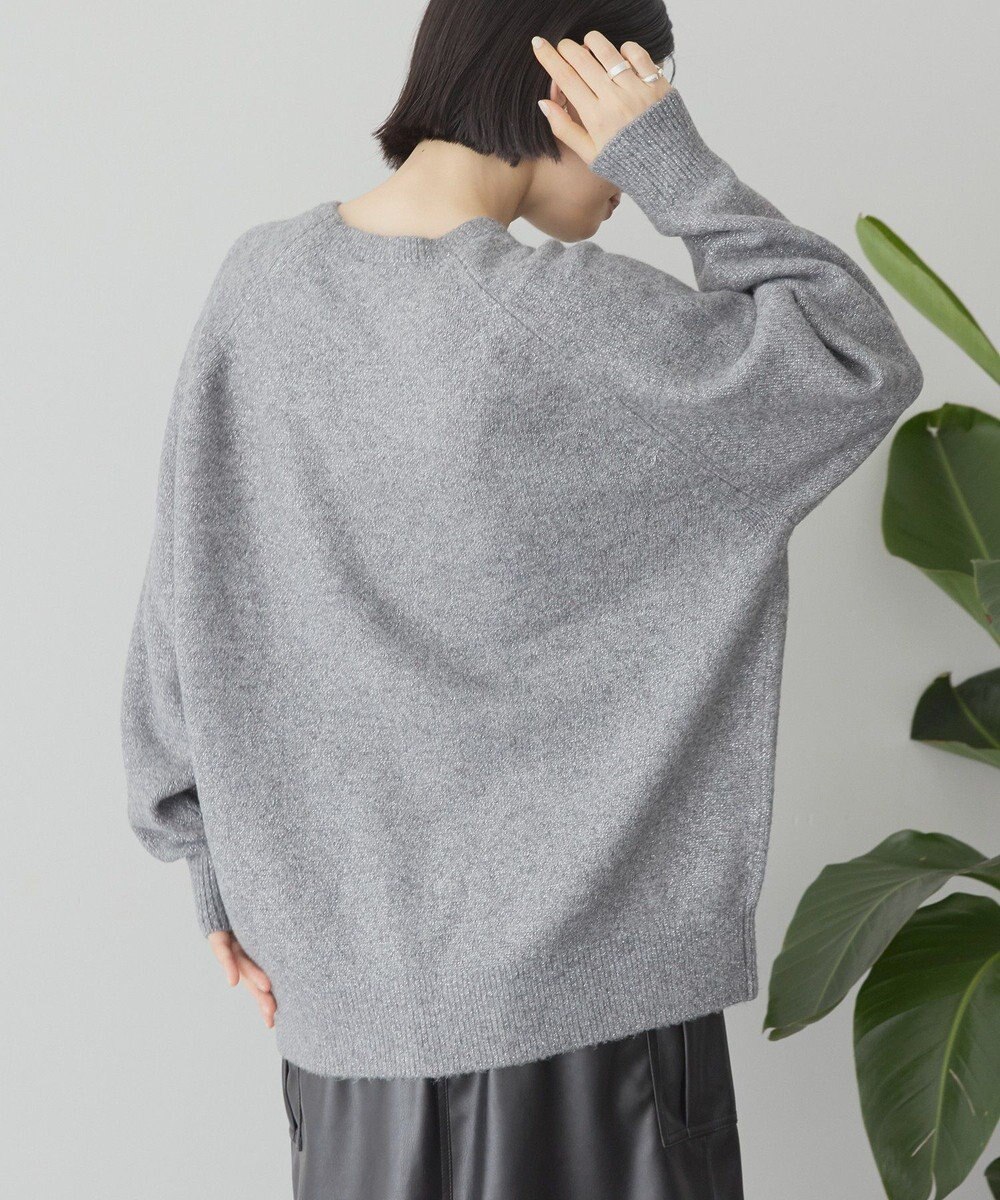 AMERICAN HOLIC ラグランラメニットプルオーバー 