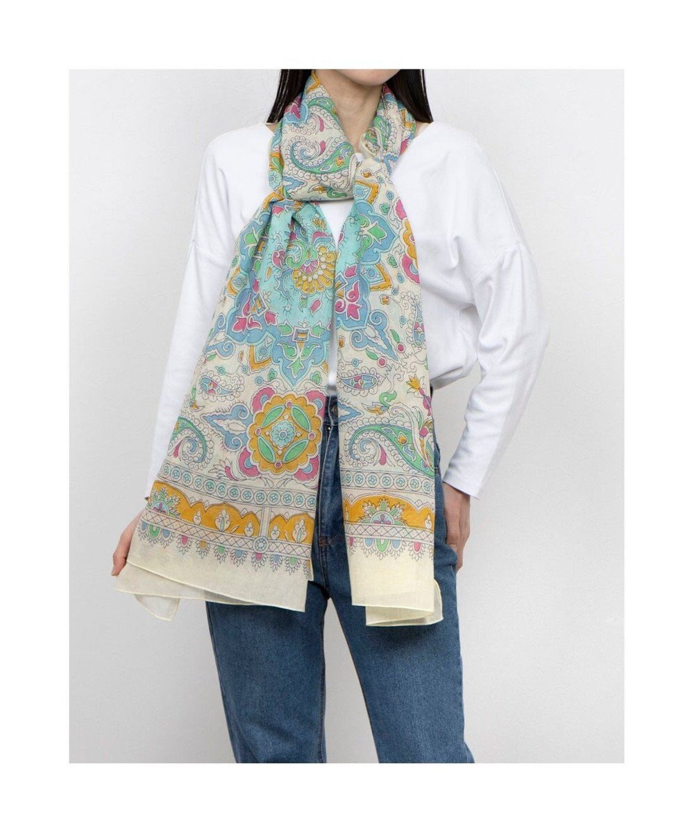 UNBILLION カシュネ cache nez / ペルシャ柄プリントストール 