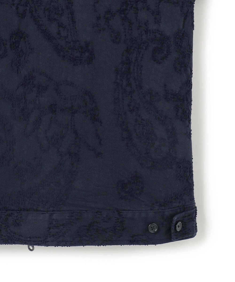 JOSEPH HOMME 【HIGH GRADE LINE】ワラカットエンブロイダリー　ジップアップブルゾン 