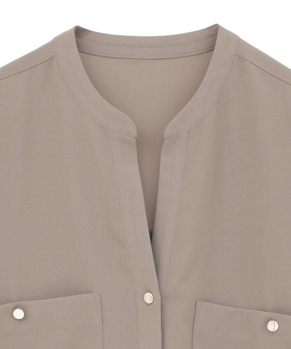 AMERICAN HOLIC ミリタリーWポケットスキッパーシャツ 