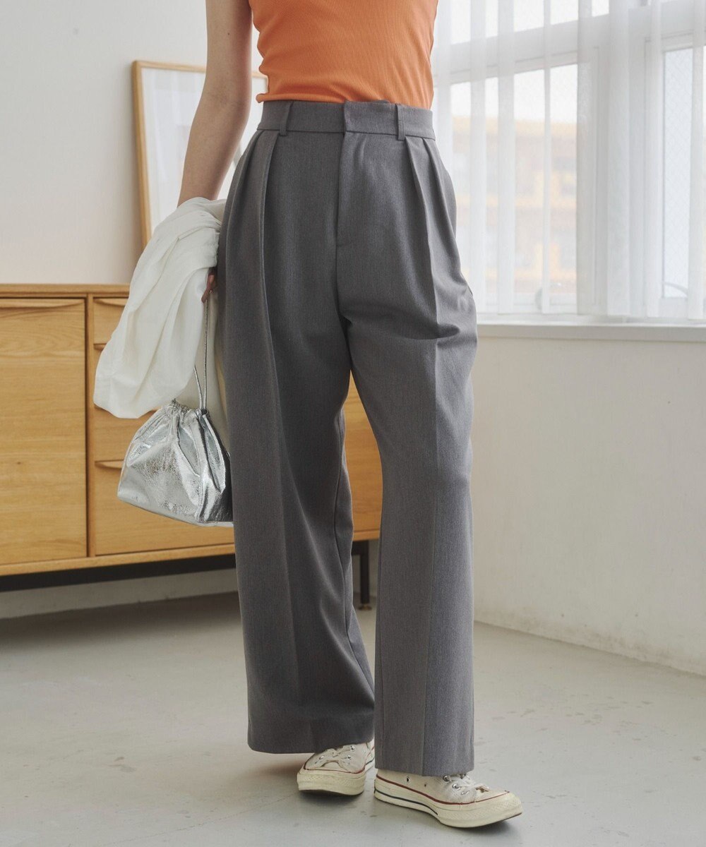 WEGO 【ANGIE VINTAGE/SMLサイズ展開】２タックワイドスラックス 