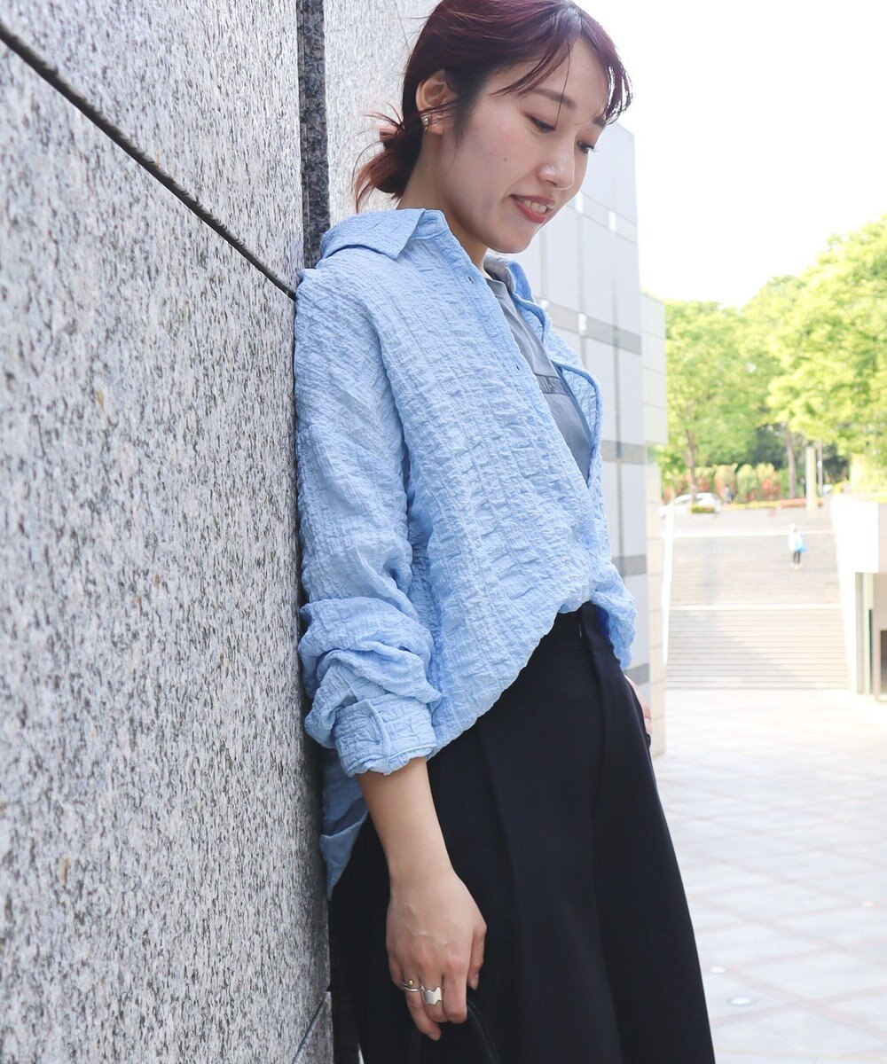 CRAFT STANDARD BOUTIQUE ポコポコワッシャーシャツ 