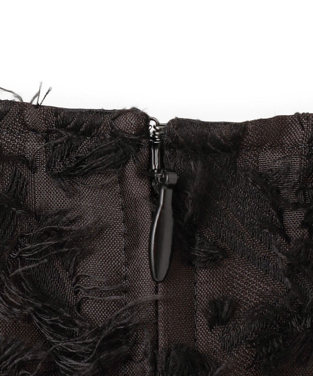 ICB 【洗える】 ヘアリーシアージャカード ブラウス 